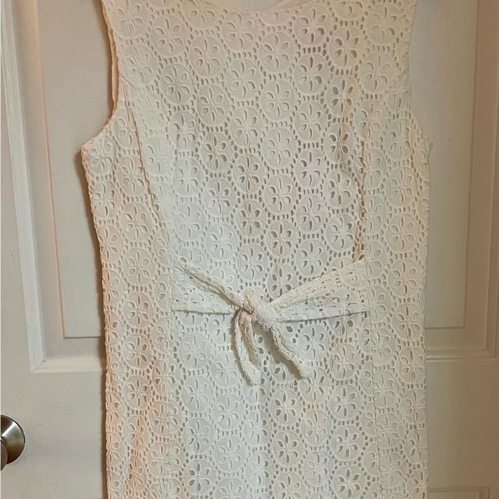 Lilly Pulitzer Cream Lace Mini Dress